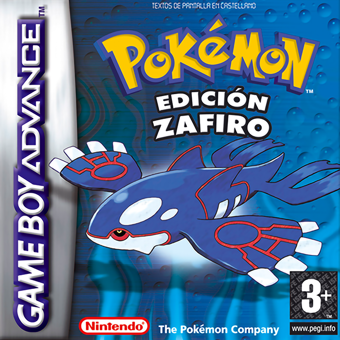 Pokémon - Sapphire Version — box-2D (SP)