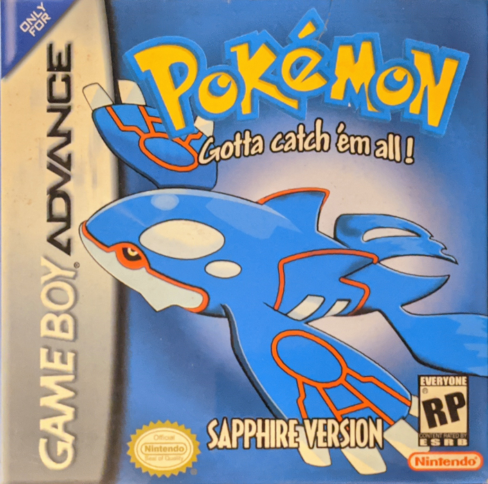 Pokemon - Sapphire Version - Gotta Catch 'em All! box art