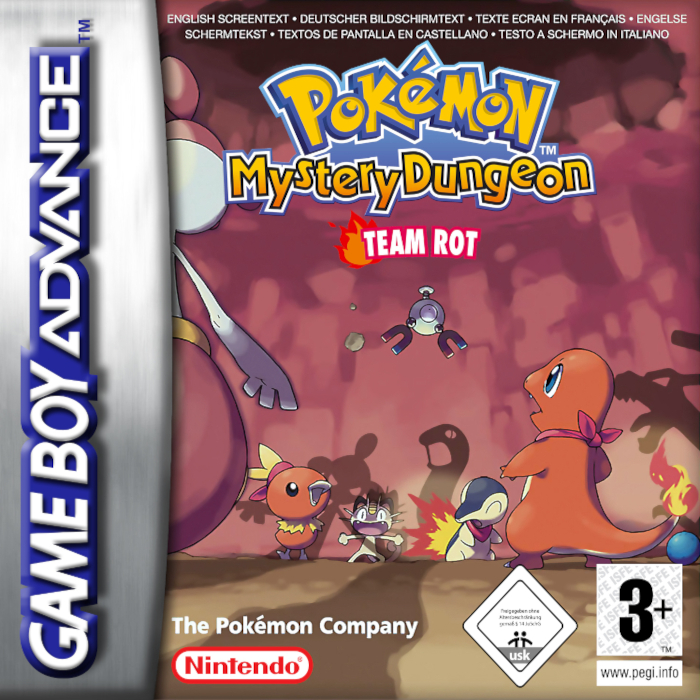 Pokémon Mystery Dungeon - Red Rescue Team — box-2D (DE)