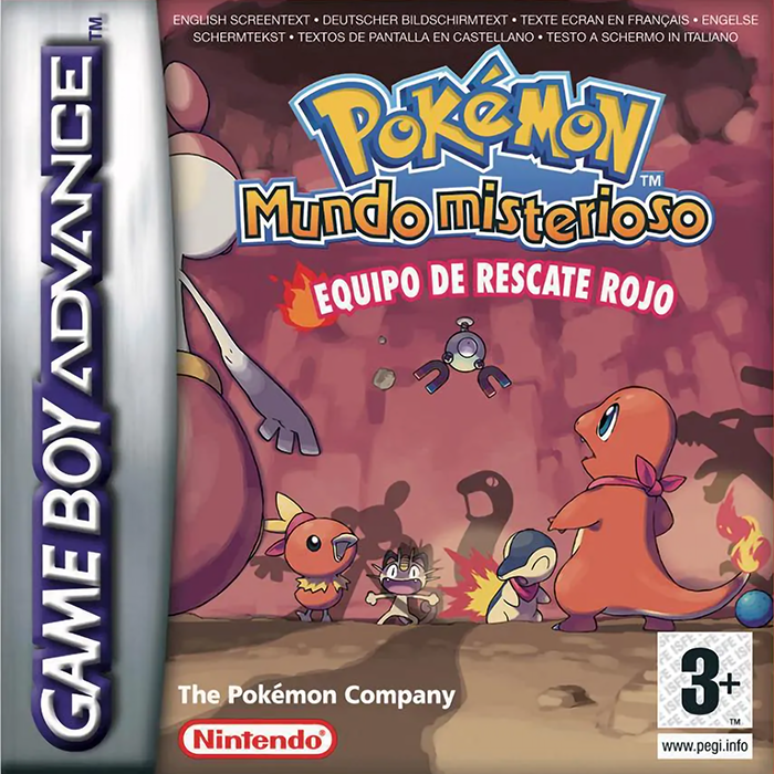 Pokémon Mystery Dungeon - Red Rescue Team — box-2D (SP)