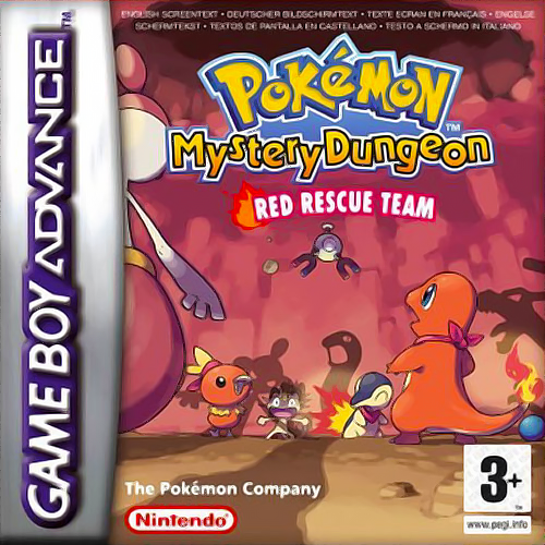 Pokémon Mystery Dungeon - Red Rescue Team — box-2D (EU)