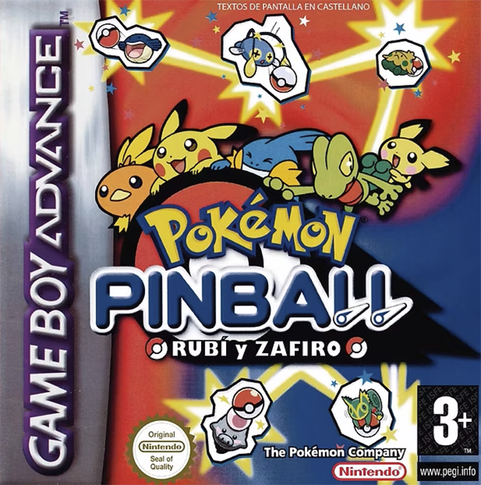 Pokémon Pinball - Ruby and Sapphire — box-2D (SP)