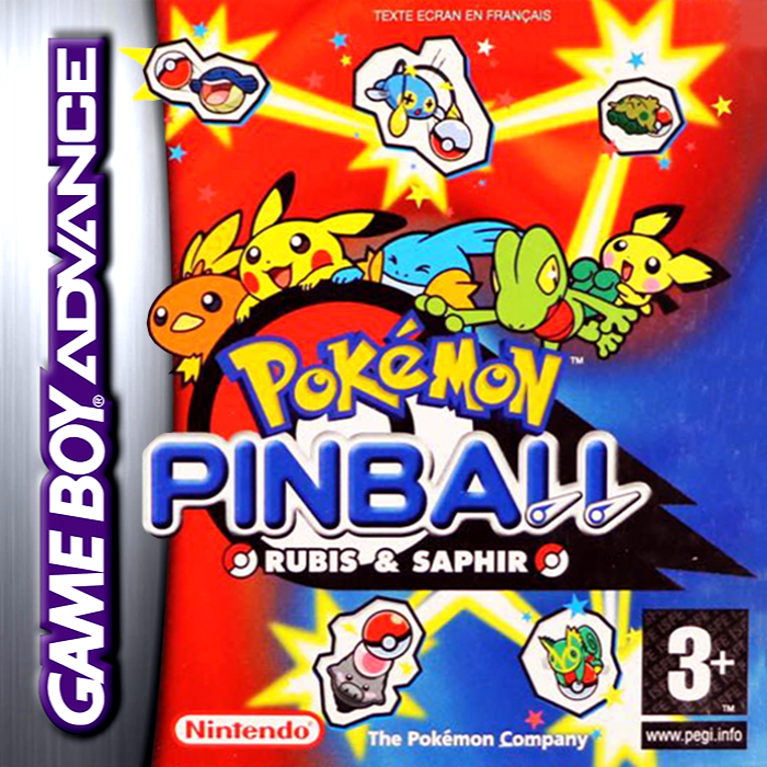 Pokémon Pinball - Ruby and Sapphire — box-2D (FR)