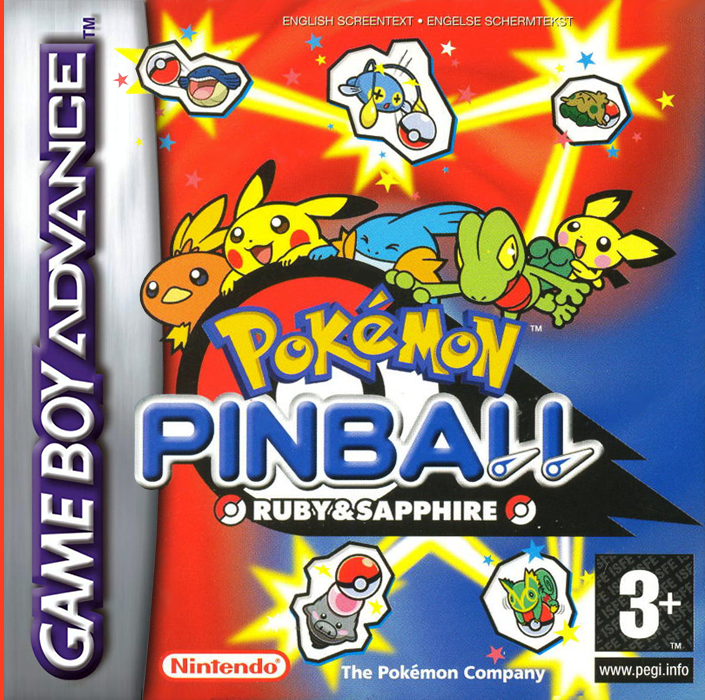 Pokémon Pinball - Ruby and Sapphire — box-2D (EU)