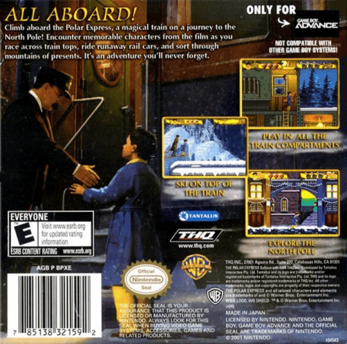 Polar Express, The — box-2D-back (US)