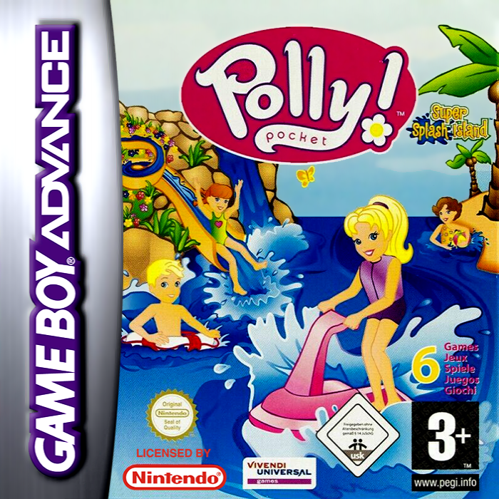 Polly Pocket ! Super Splash Island — box-2D (EU)