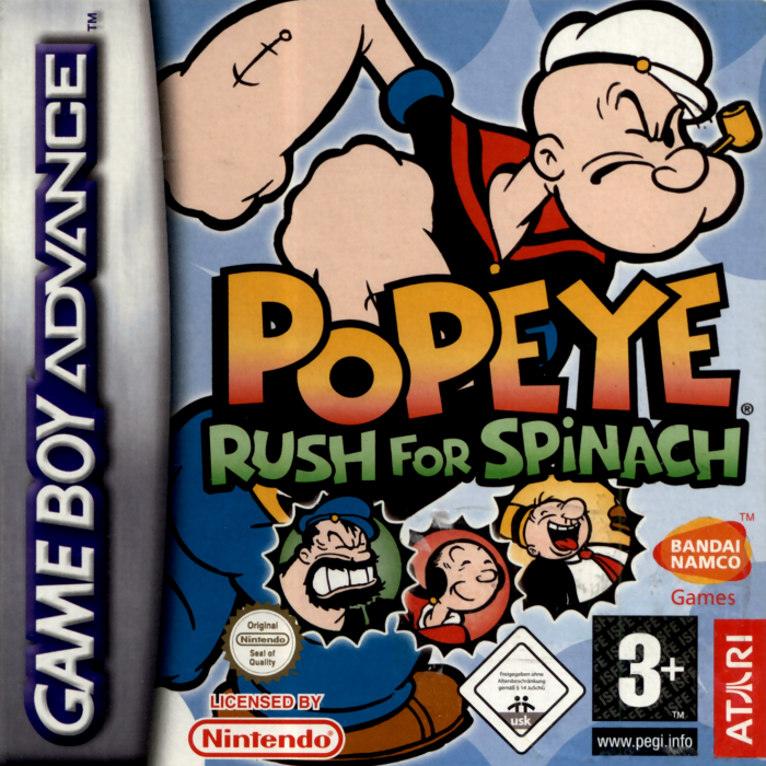 Popeye - Rush For Spinach — box-2D (EU)