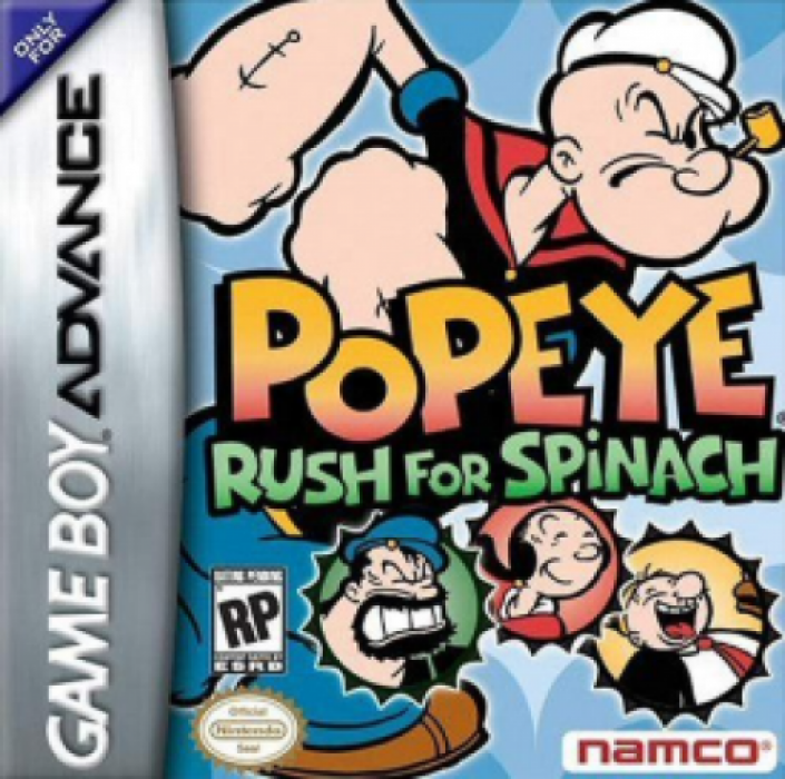 Popeye - Rush For Spinach box art