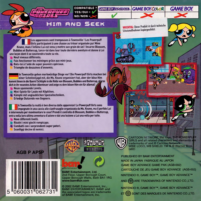 Powerpuff Girls - Him And Seek, The — box-2D-back (EU)