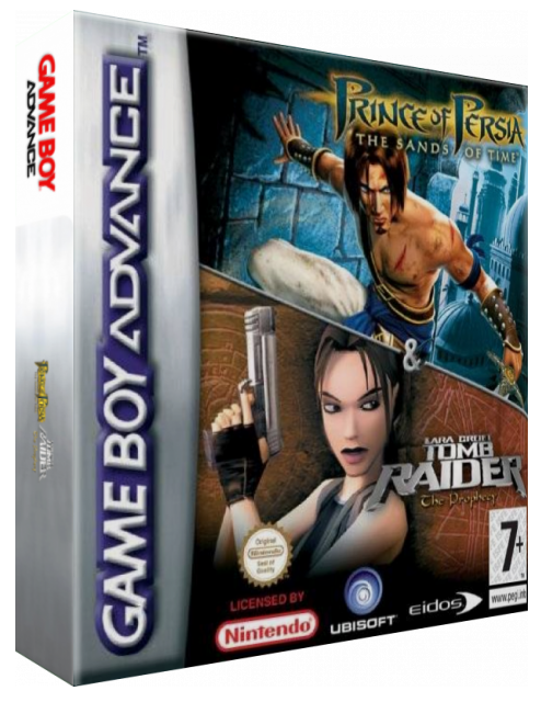 Prince Of Persia - The Sands Of Time And Lara Croft Tomb Raider - The Prophecy — box-3D (EU)