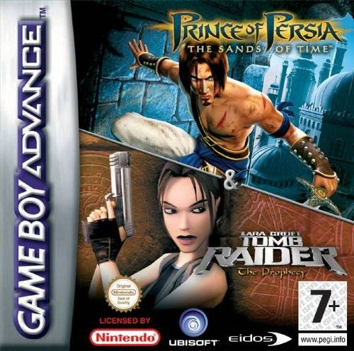 Prince Of Persia - The Sands Of Time And Lara Croft Tomb Raider - The Prophecy box art