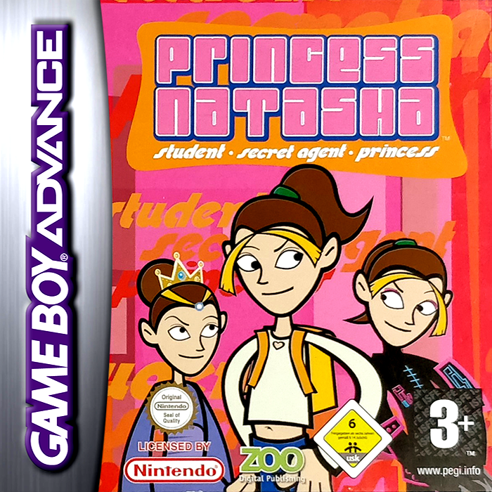 Princess Natasha - Student, Secret Agent, Princess — box-2D (EU)