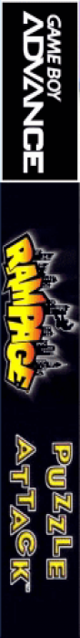 Rampage - Puzzle Attack — box-2D-side (US)