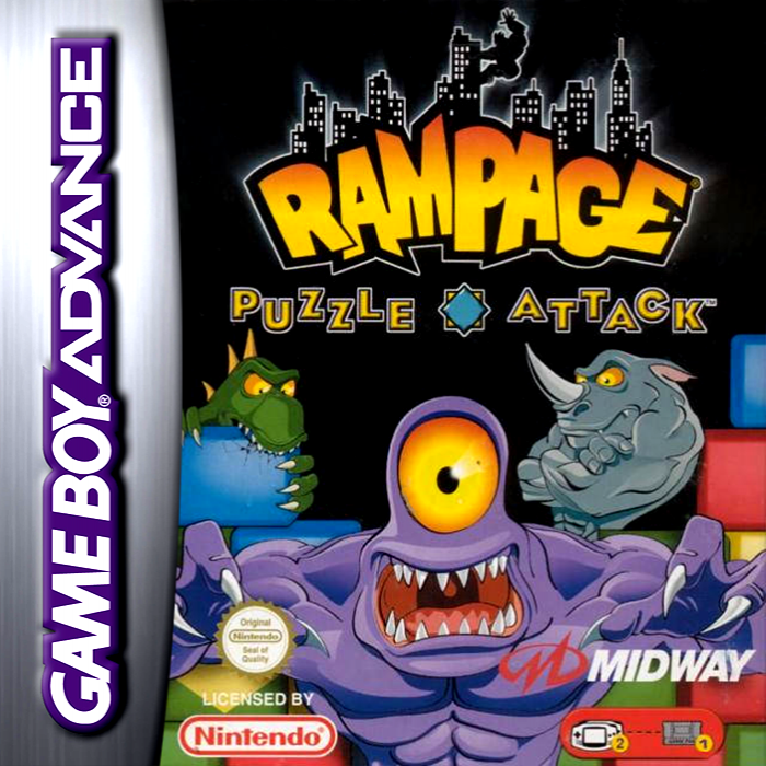 Rampage - Puzzle Attack — box-2D (EU)