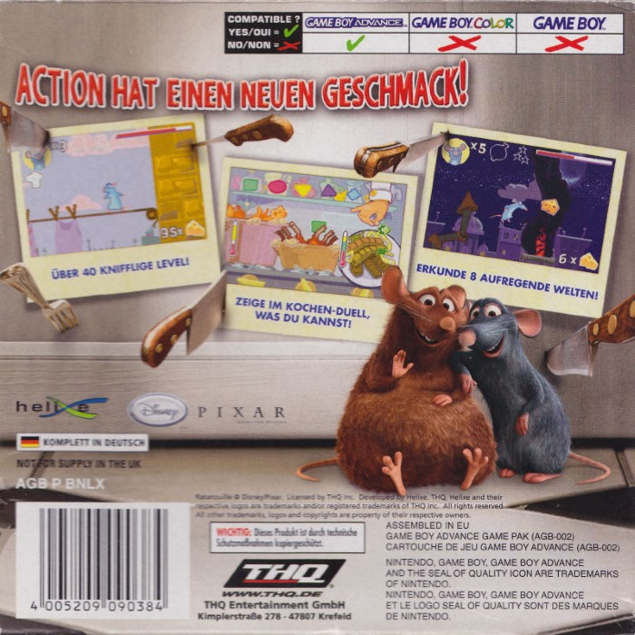 Ratatouille — box-2D-back (DE)