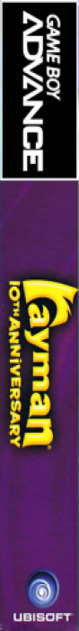 Rayman - 10th Anniversary — box-2D-side (US)