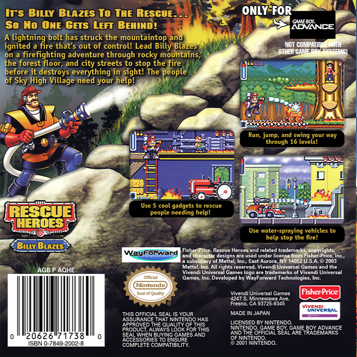 Rescue Heroes - Billy Blazes! — box-2D-back (US)