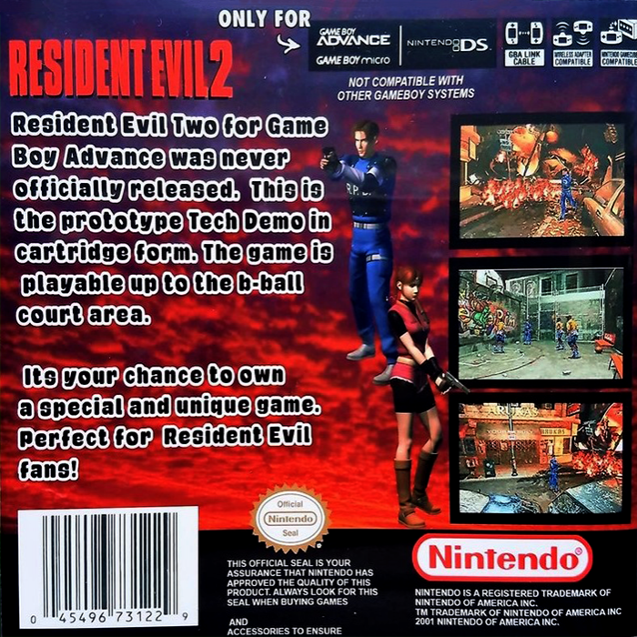 Resident Evil 2 — box-2D-back (US)