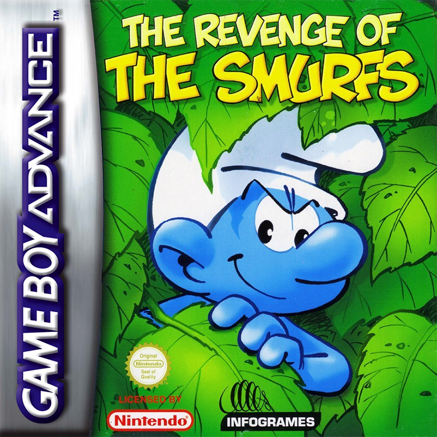 Revenge of the Smurfs, The box art