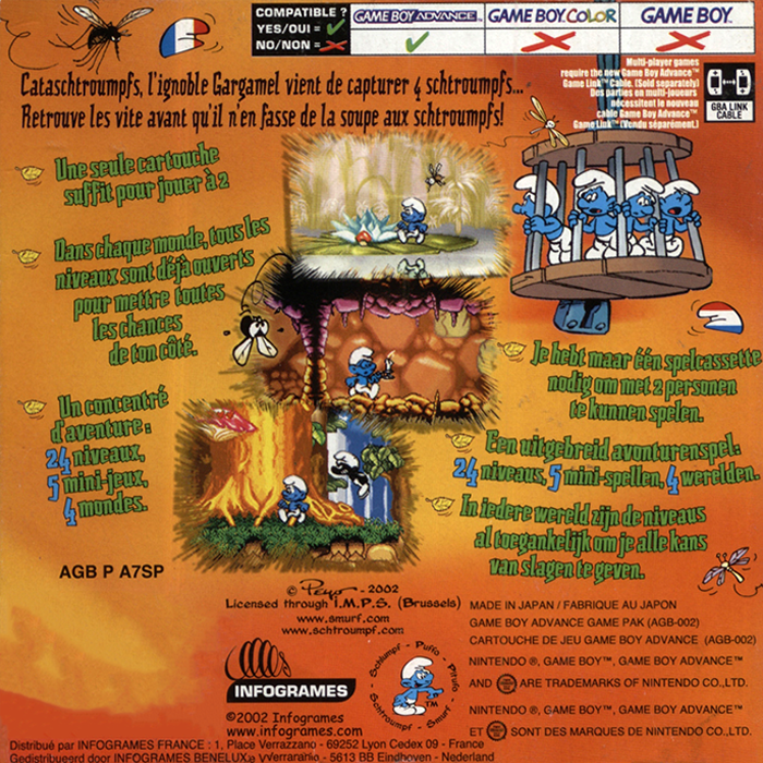 Revenge of the Smurfs, The — box-2D-back (FR)