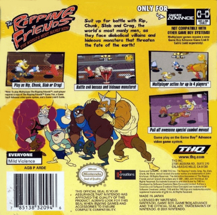 Ripping Friends, The — box-2D-back (US)