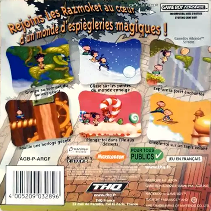Rugrats - Travesuras en el Castillo — box-2D-back (FR)
