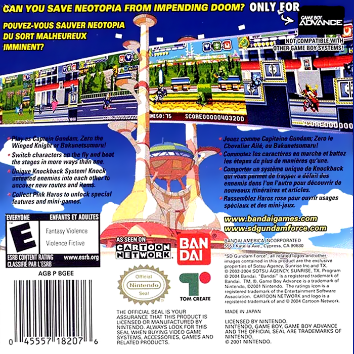 Sd Gundam Force — box-2D-back (US)