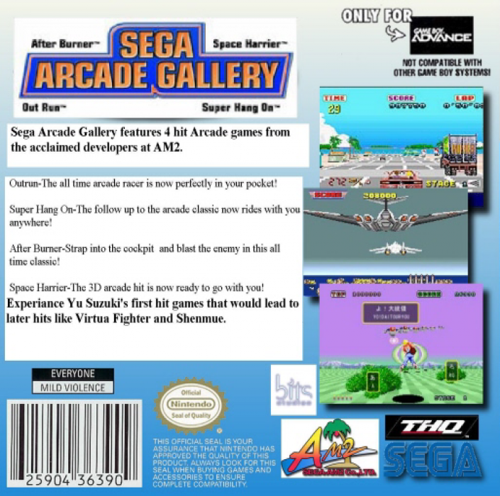 Sega Arcade Gallery — box-2D-back (US)