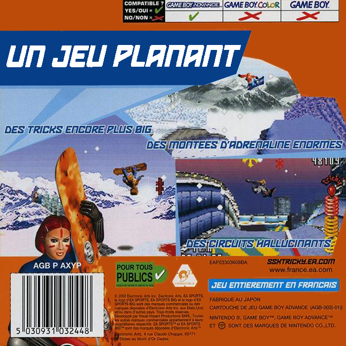 Ssx Tricky — box-2D-back (FR)
