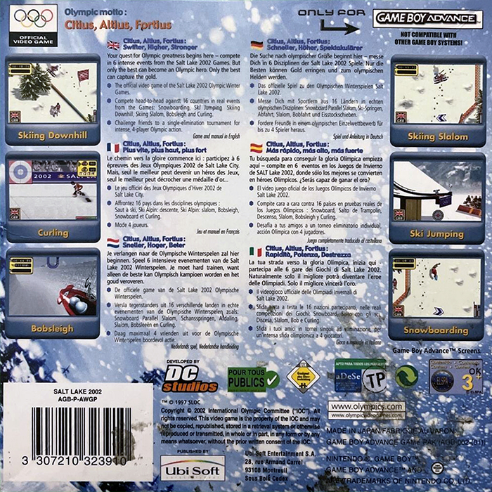 Salt Lake 2002 — box-2D-back (EU)