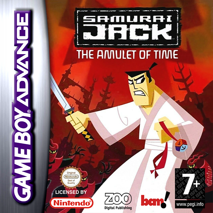 Samurai Jack - The Amulet Of Time — box-2D (EU)