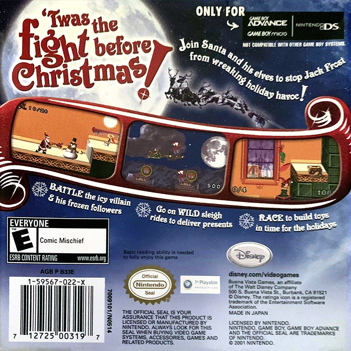 Santa Clause 3, The - The Escape Clause — box-2D-back (US)