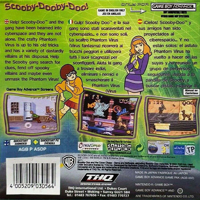 Scooby-doo And The Cyber Chase — box-2D-back (FR)