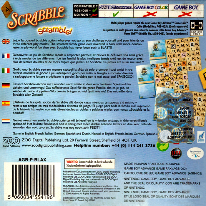 Scrabble Scramble! — box-2D-back (EU)