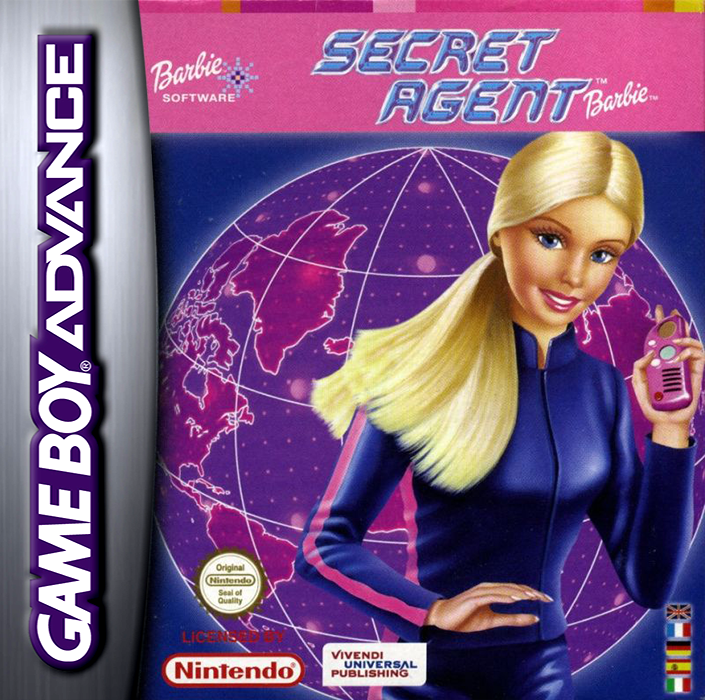 Secret Agent Barbie — box-2D (EU)