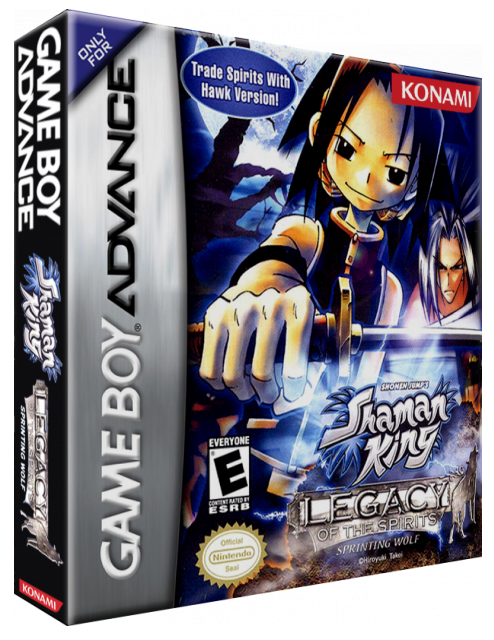 Shaman King - Legacy Of The Spirits - Sprinting Wolf — box-3D (US)