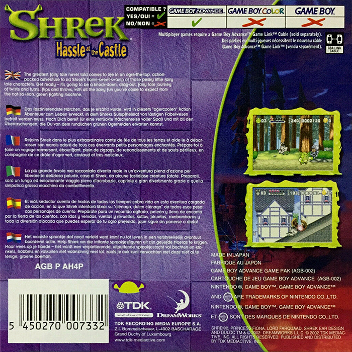 Shrek - Hassle At The Castle — box-2D-back (EU)