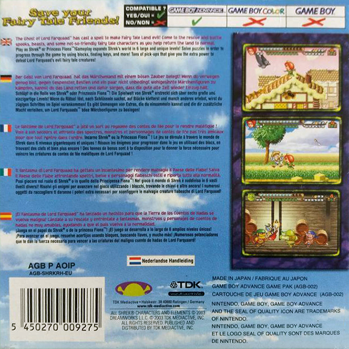 Shrek - Reekin' Havoc — box-2D-back (EU)
