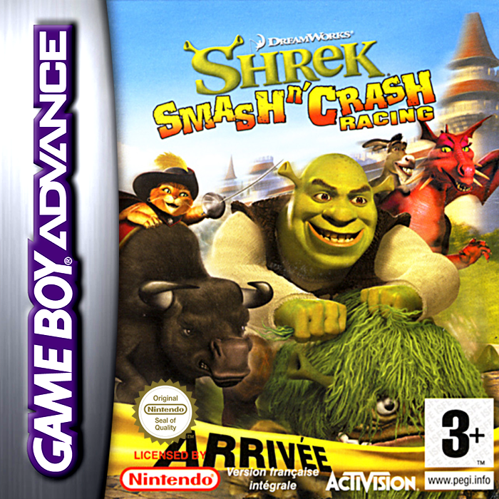 Shrek Smash N' Crash Racing — box-2D (FR)