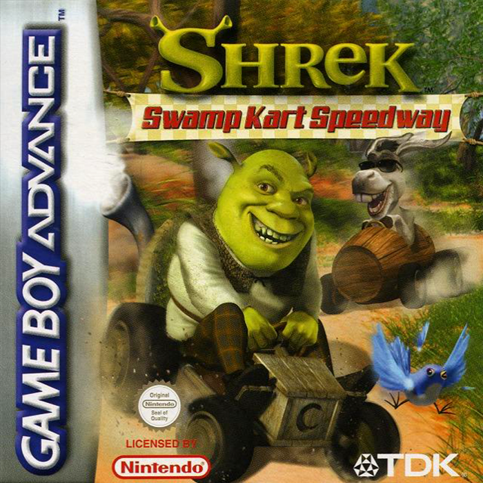 Shrek - Swamp Kart Speedway — box-2D (EU)
