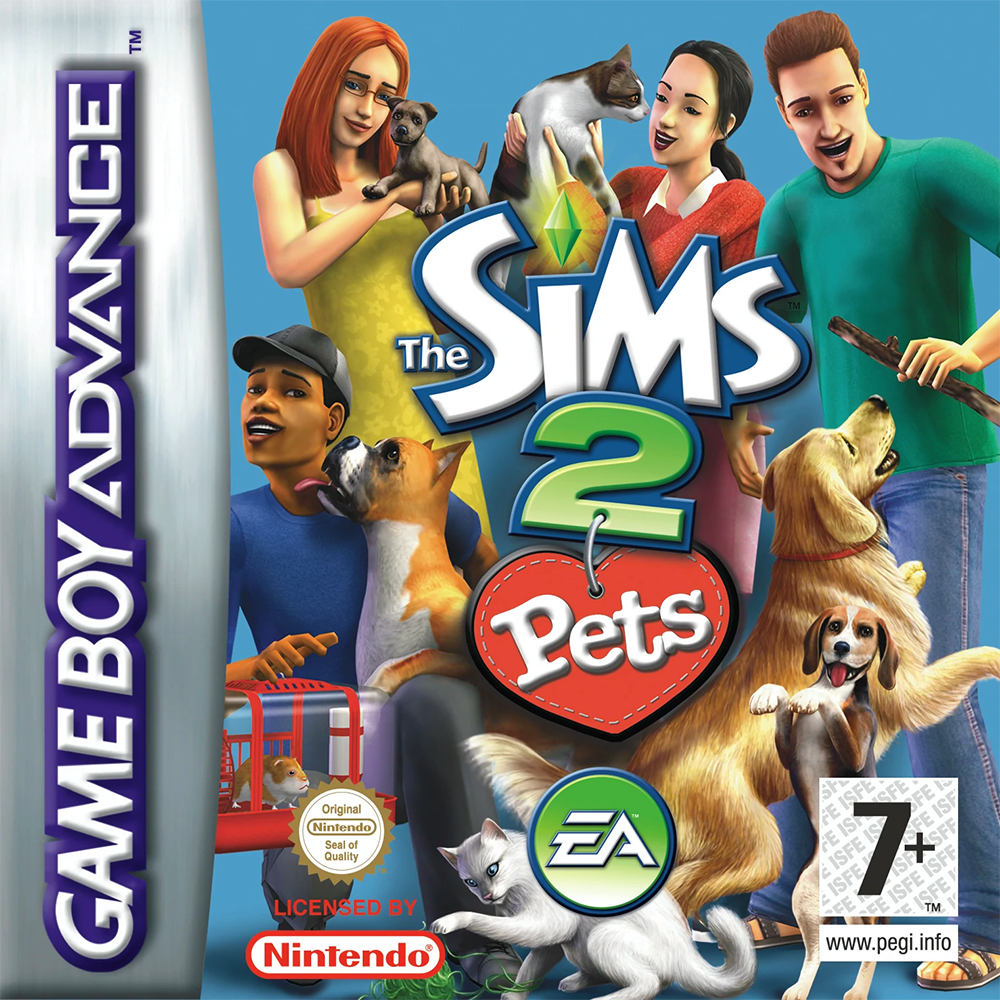 Sims 2 - Pets, The — box-2D (EU)