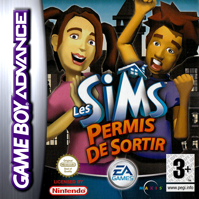 Sims, The - Bustin' Out — box-2D (FR)