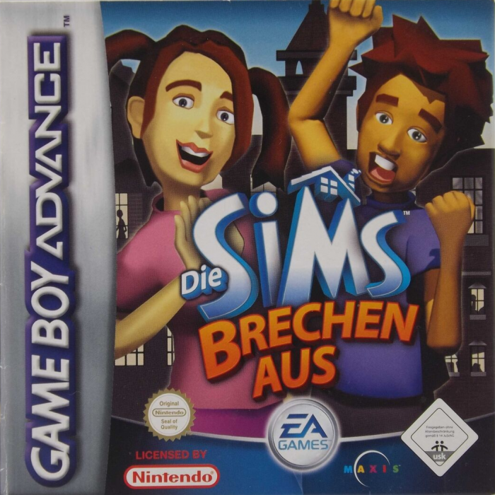 Sims, The - Bustin' Out — box-2D (DE)