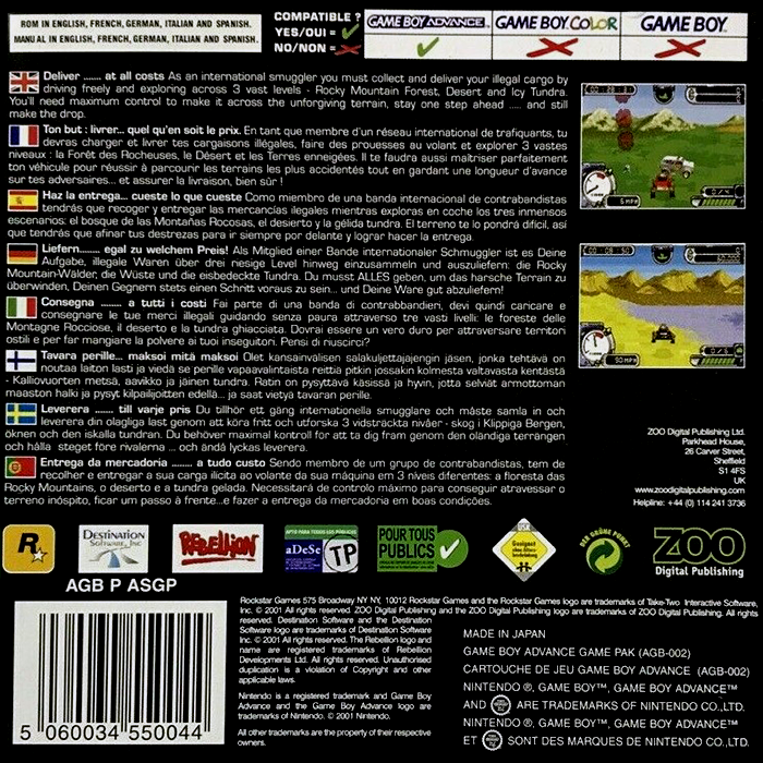 Smuggler's Run — box-2D-back (EU)