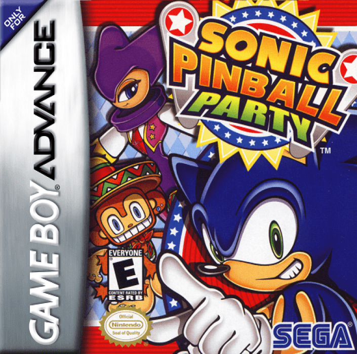 Sonic Pinball Party box art