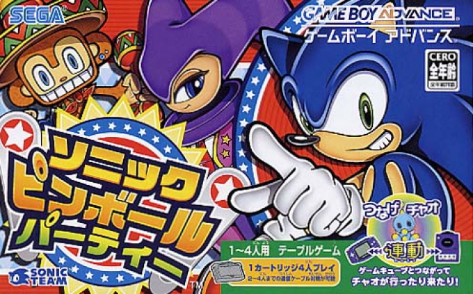 Sonic Pinball Party — box-2D (JP)