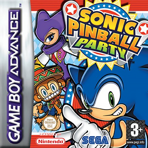 Sonic Pinball Party — box-2D (EU)