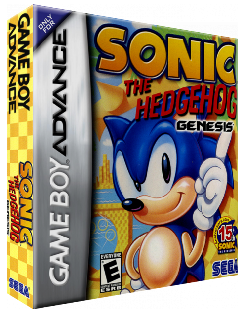 Sonic The Hedgehog Genesis — box-3D (US)