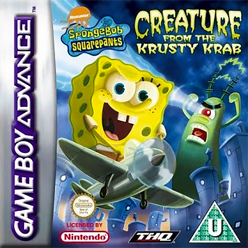 Spongebob Squarepants - Creature From The Krusty Krab — box-2D (EU)