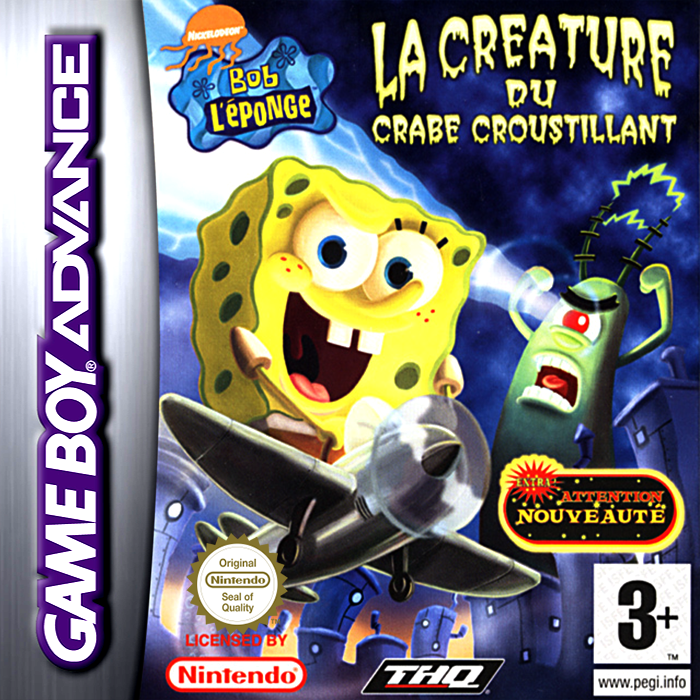 Spongebob Squarepants - Creature From The Krusty Krab — box-2D (FR)